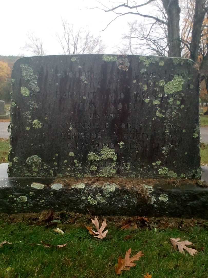 Alice M. Allen's grave. Photo 3