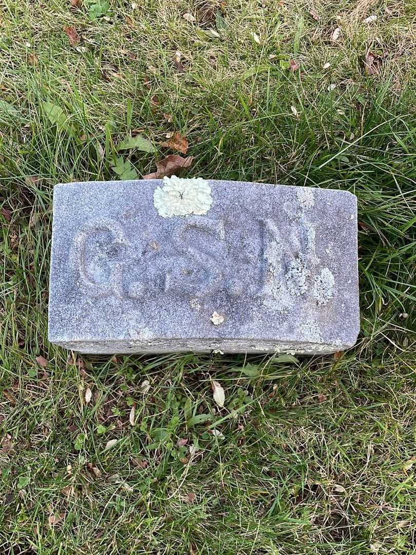 George S. Nelson's grave. Photo 3