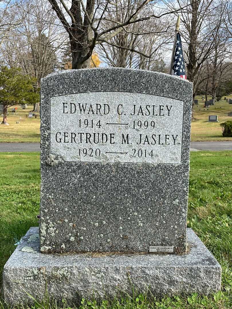 Edward C. Jasley's grave. Photo 4