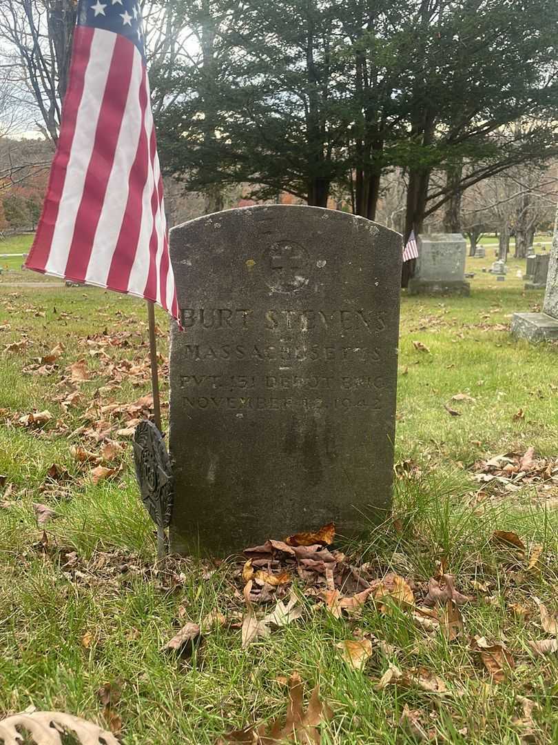 Burt Stevens's grave. Photo 4
