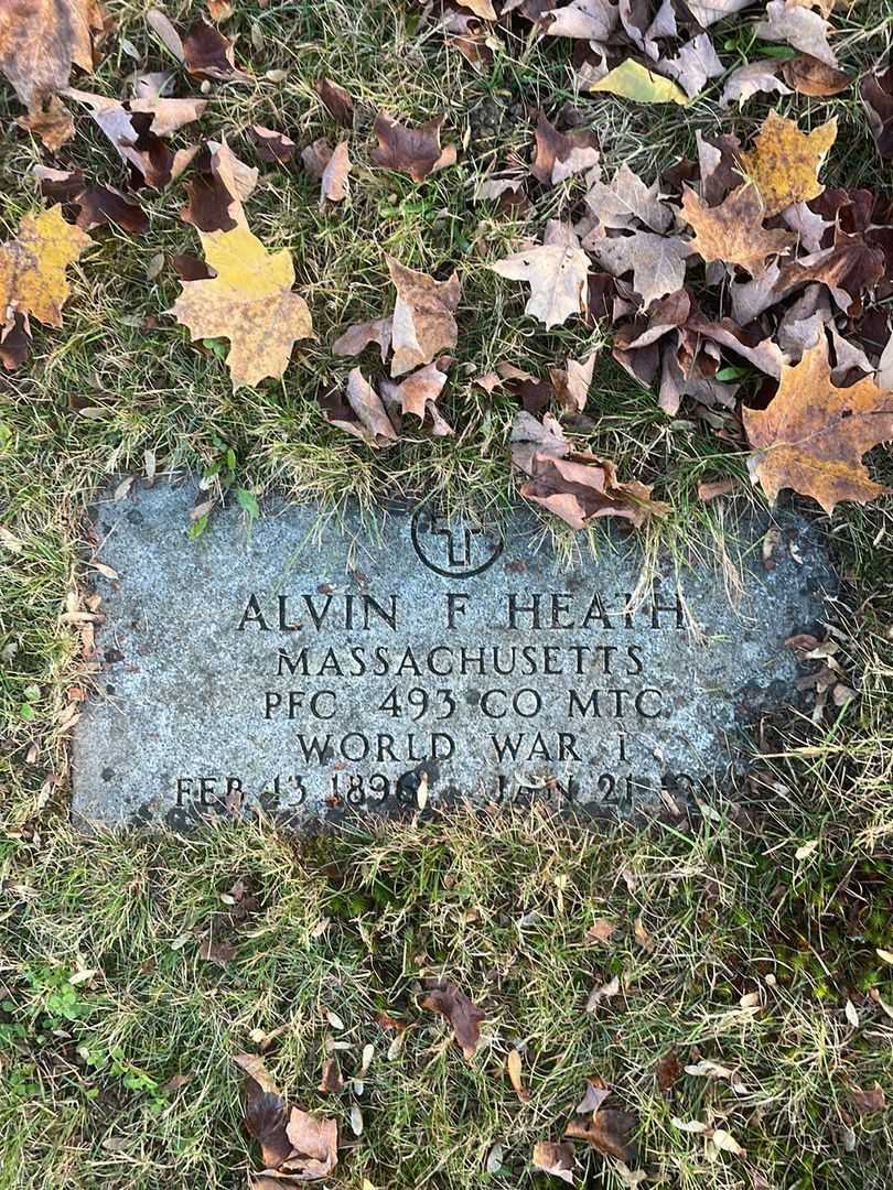 Alvin F. Heath's grave. Photo 4