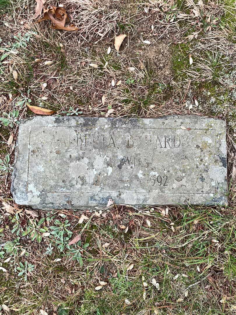 Alberta B. Hardy's grave. Photo 3