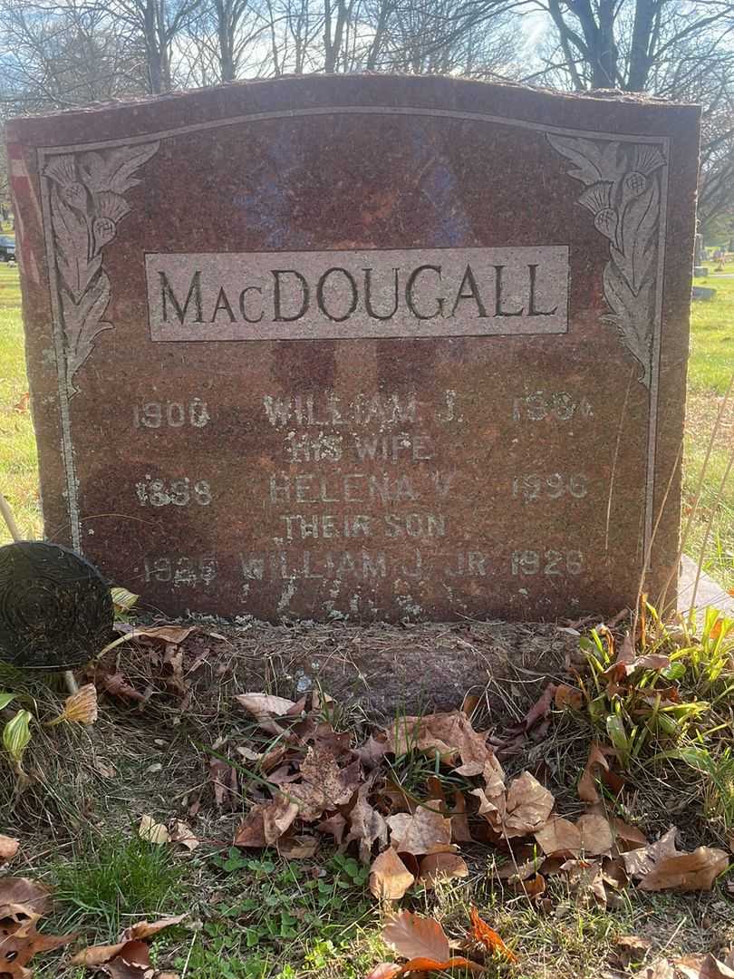 Helena V. MacDougall's grave. Photo 1