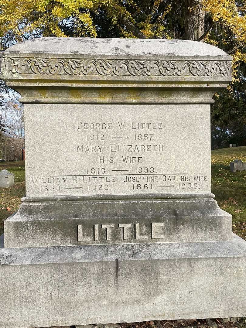 Josephine Oak Little's grave. Photo 3