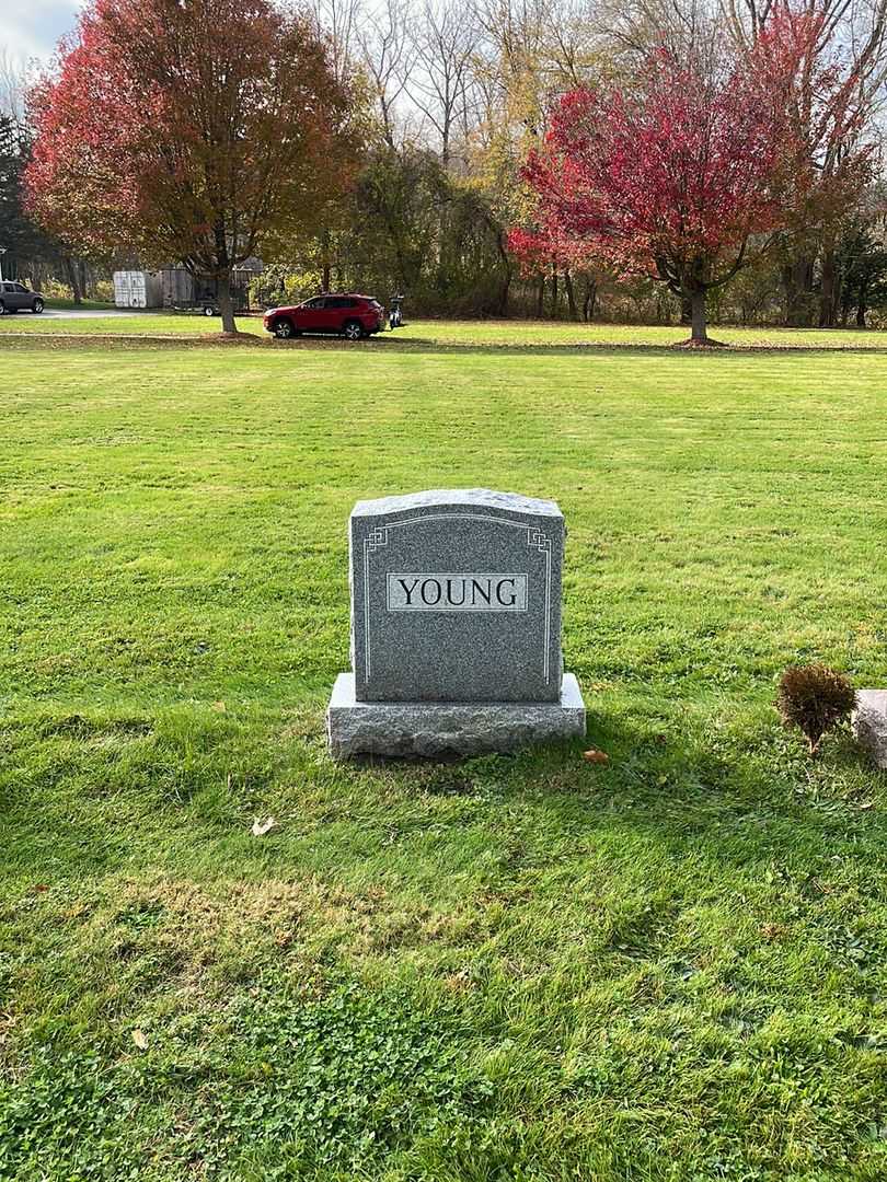 James B. Young's grave. Photo 2