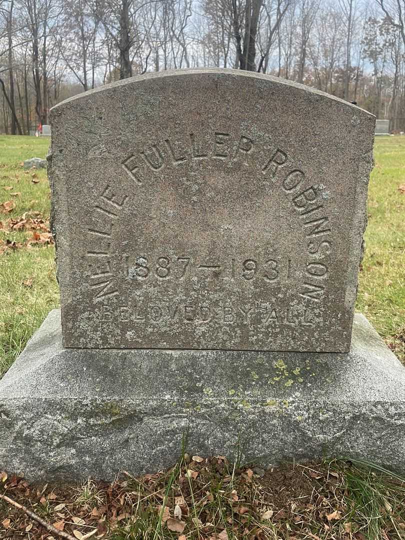 Nellie Fuller Robinson's grave. Photo 3