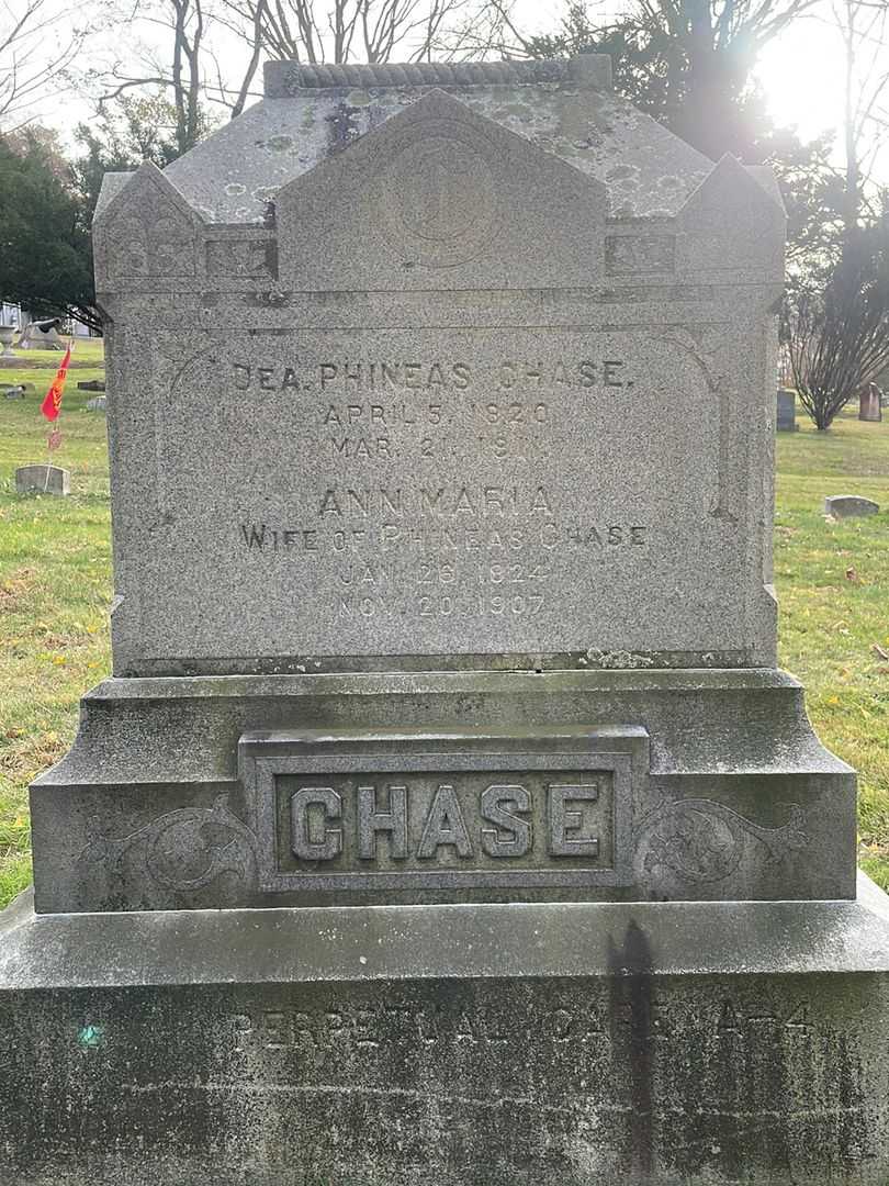 Ann Maria Chase's grave. Photo 3