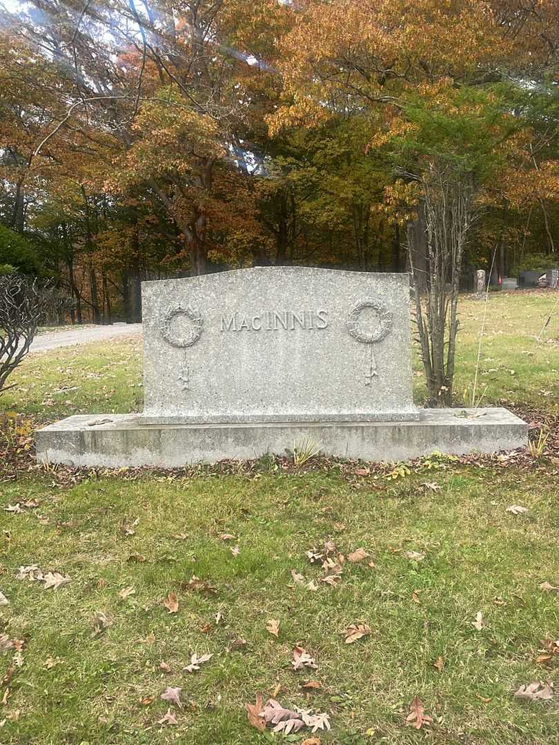 Angus MacInnis's grave. Photo 2