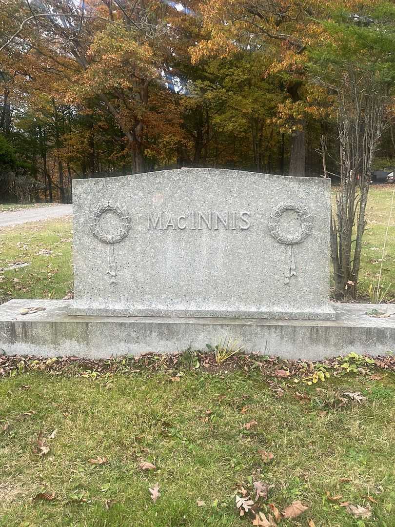 Angus MacInnis's grave. Photo 1