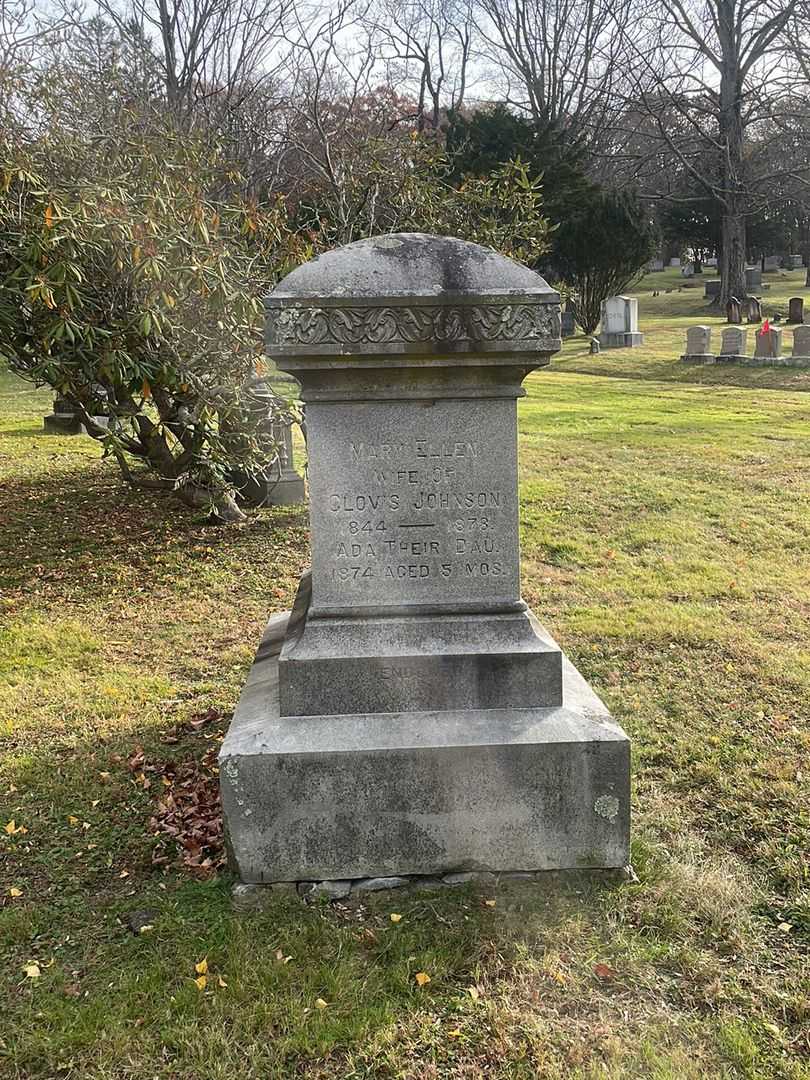 Ada Johnson's grave. Photo 2