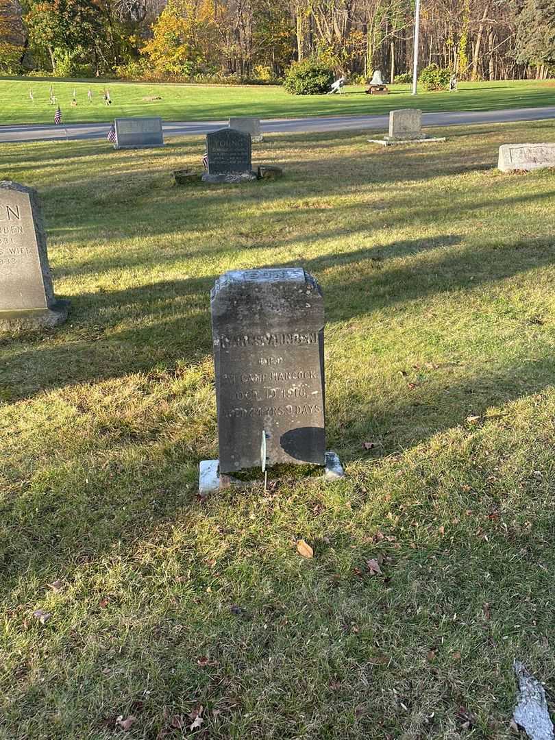 Carl S. V. Linden's grave. Photo 2