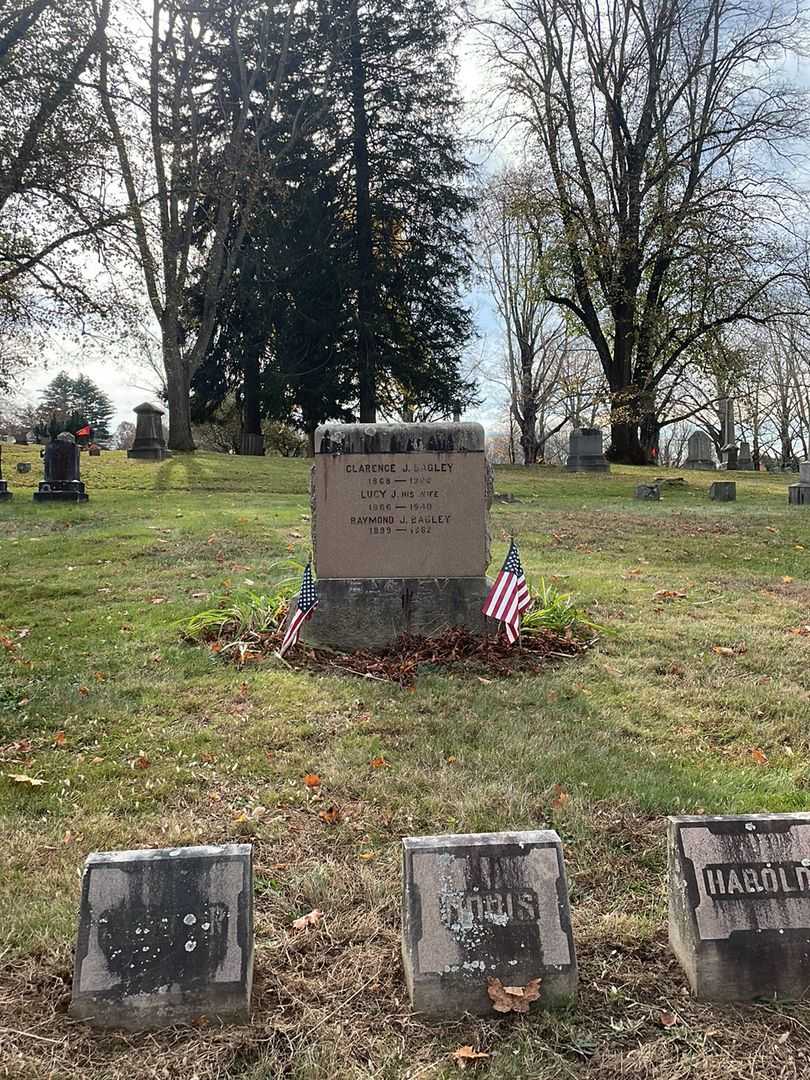 Alva E. Bagley's grave. Photo 2