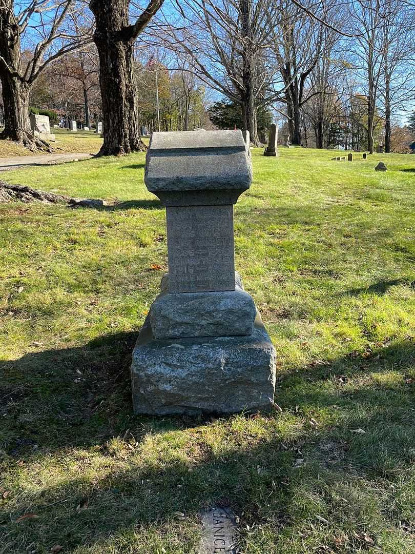 Alice Ranlett Bailey's grave. Photo 2