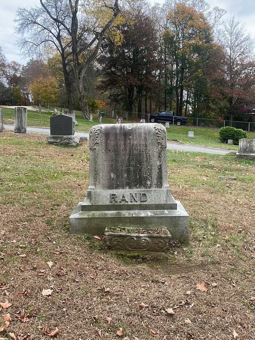 Hazel G. Rand's grave. Photo 1