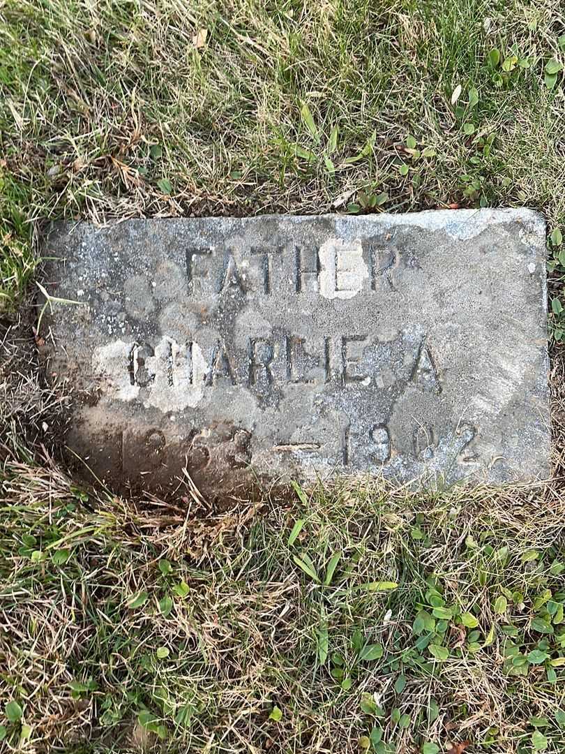 Charles A. Wallace's grave. Photo 4