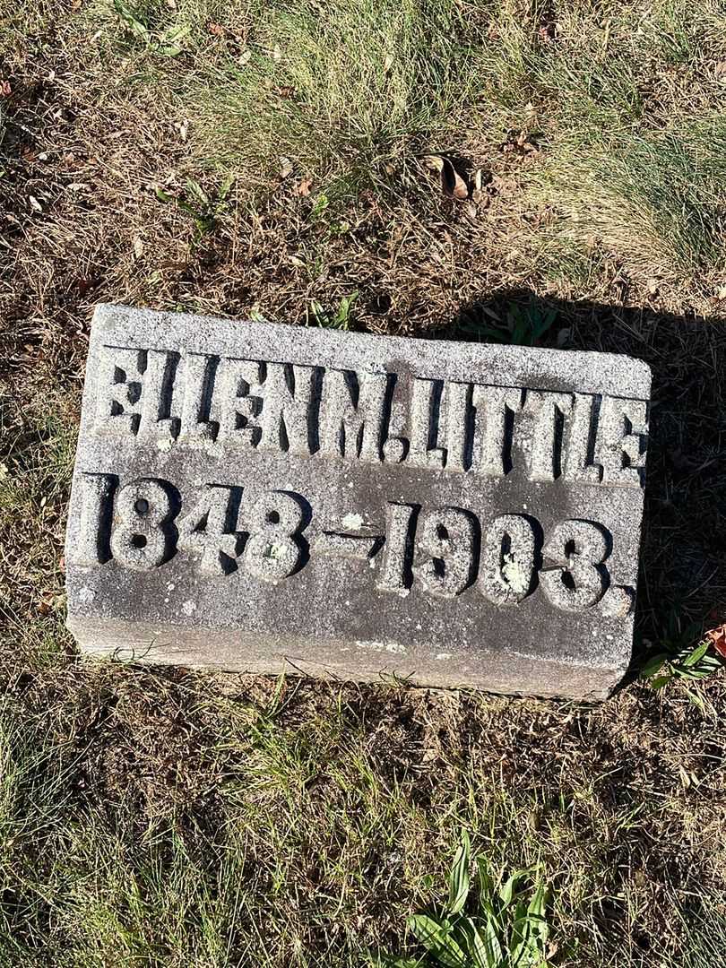 Ellen M. Little's grave. Photo 3