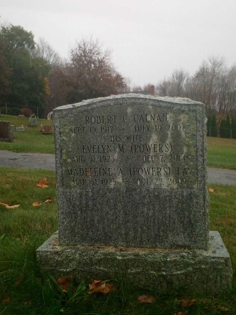 Robert C. Calnan's grave. Photo 4