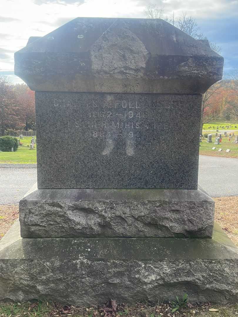 Fred B. Follansbee's grave. Photo 3