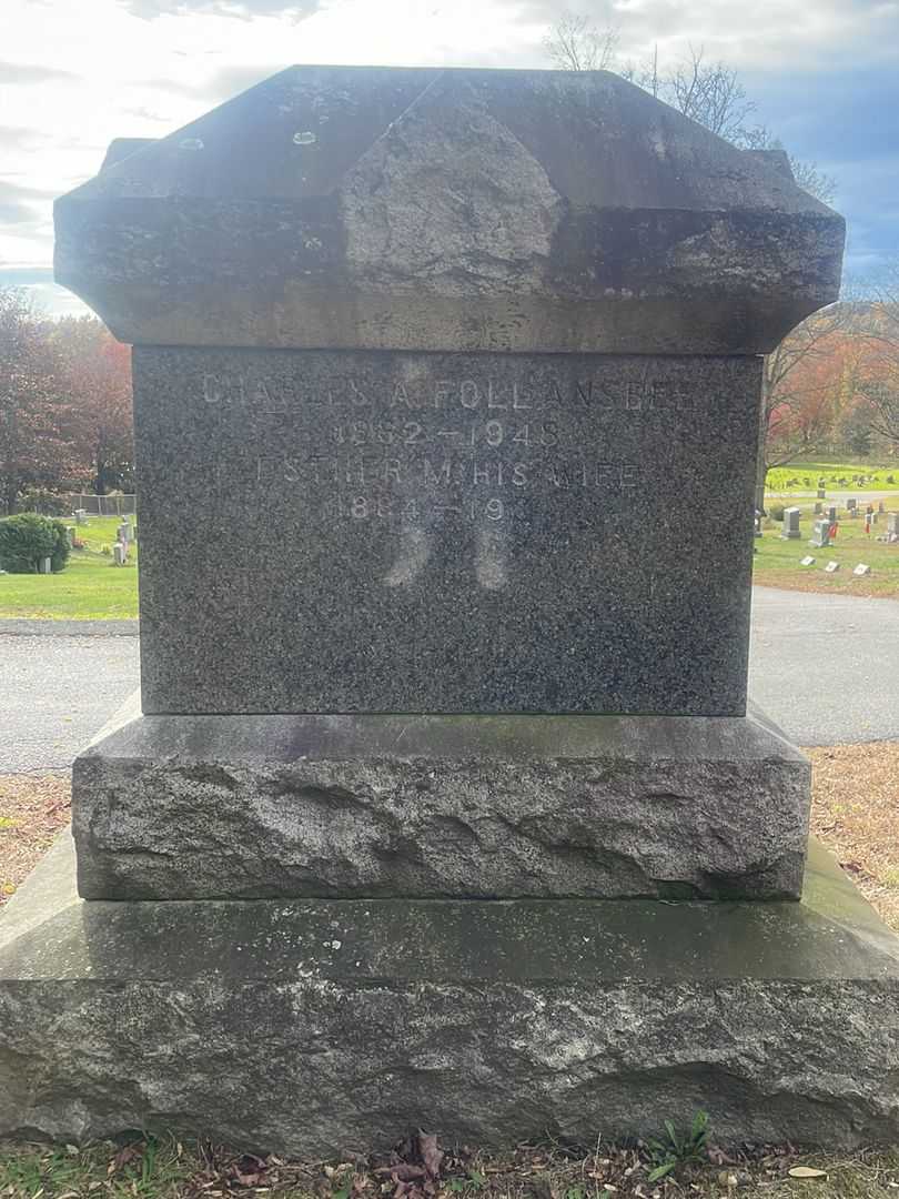 Esther M. Follansbee's grave. Photo 4