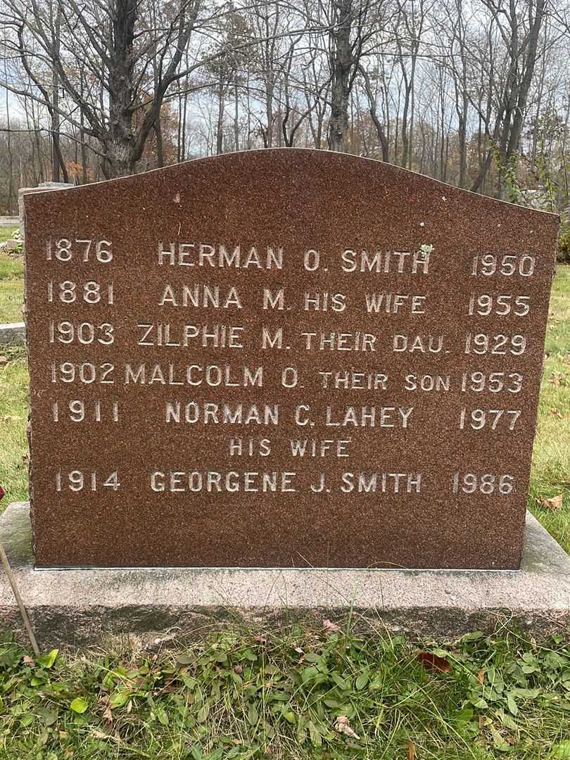 Norman C. Lahey's grave. Photo 4