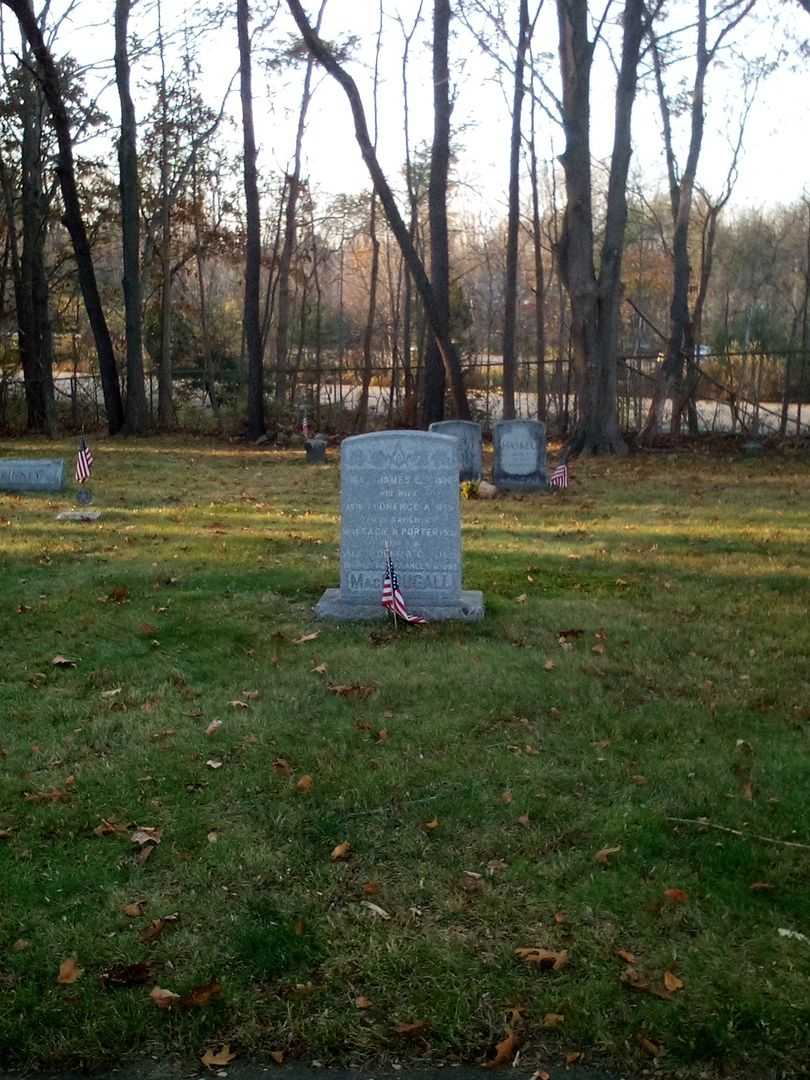 James E. MacDougall's grave. Photo 2