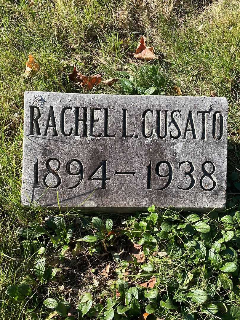 Rachel L. Cusato's grave. Photo 3