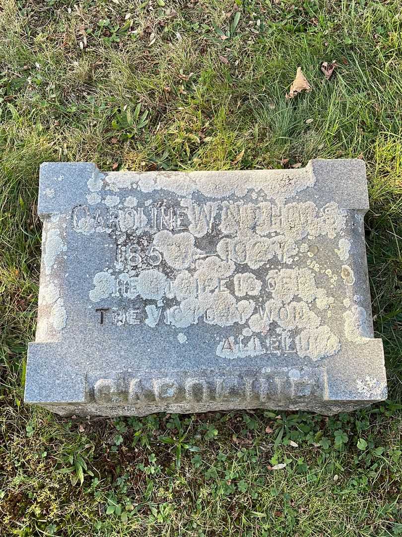 Caroline W. Nichols's grave. Photo 3