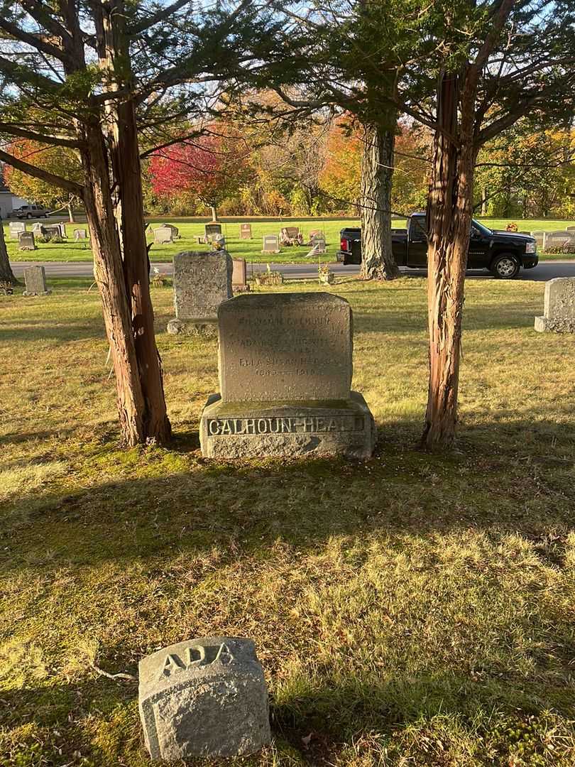 Ada Adell Calhoun's grave. Photo 2