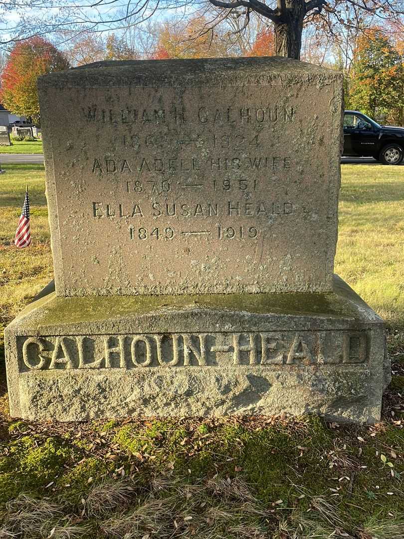 Ada Adell Calhoun's grave. Photo 1