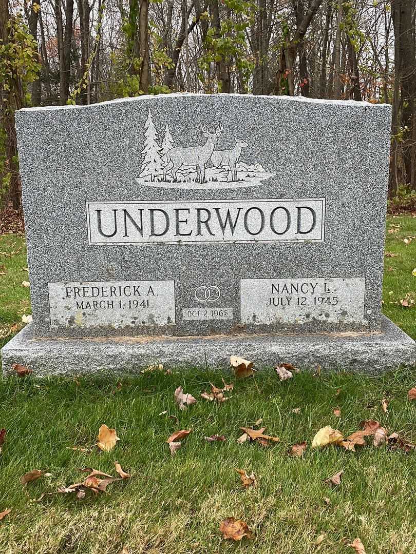 Frederick A. Underwood's grave. Photo 1