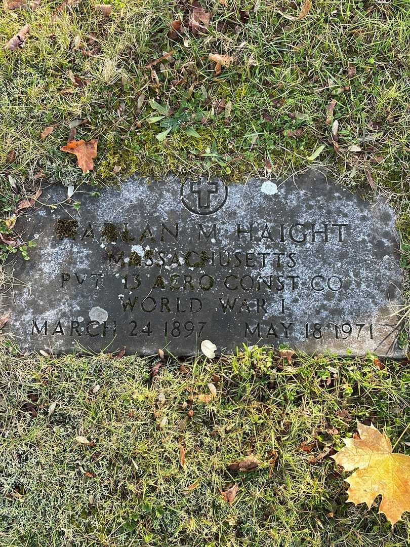 Mallan M. Haight's grave. Photo 3