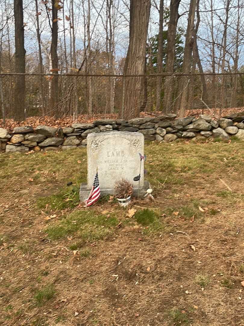 Florence B. Lamb's grave. Photo 2