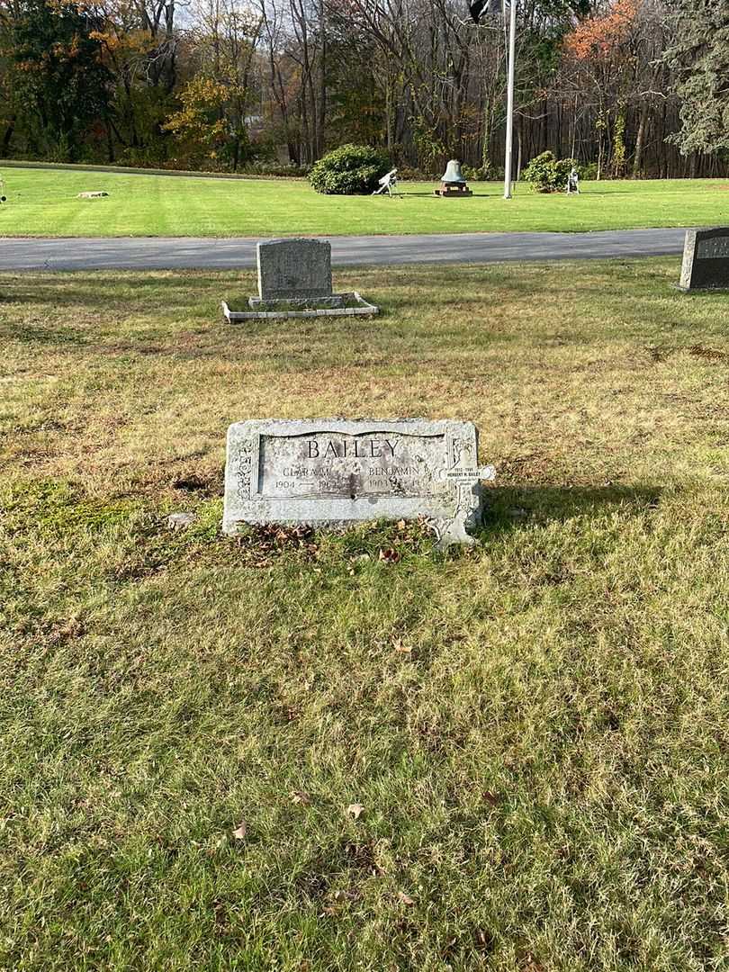 Clara M. Bailey's grave. Photo 2