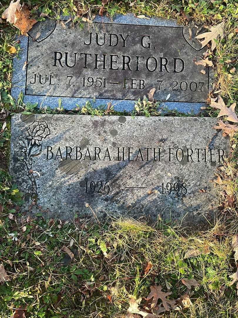 Barbara E. Heath Fortier's grave. Photo 4