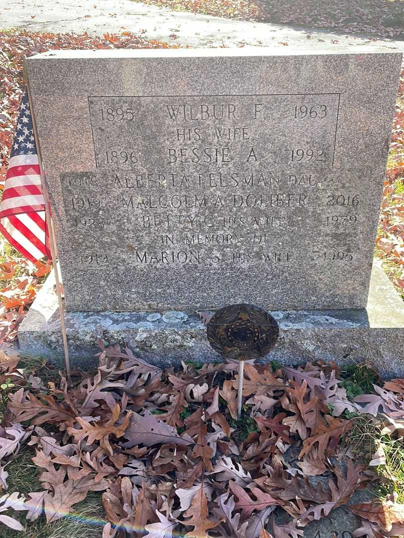 Alberta Felsman Doliber's grave. Photo 3