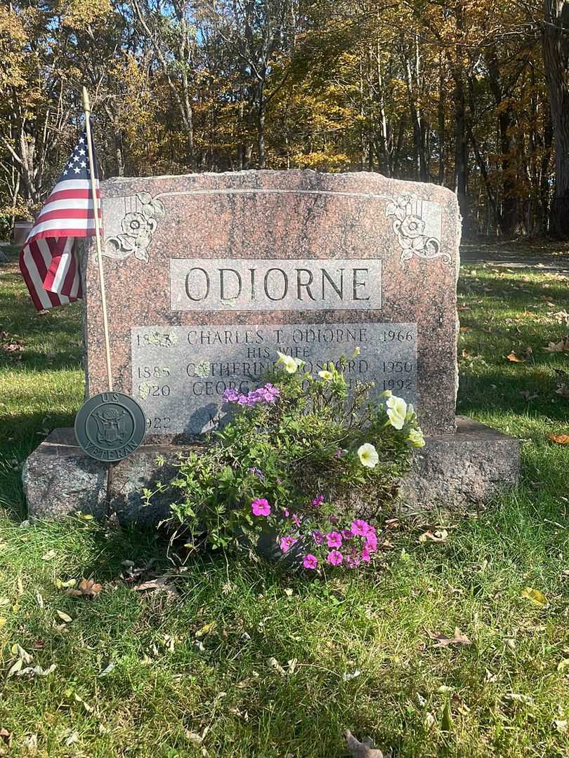 Charles T. Odiorne's grave. Photo 1