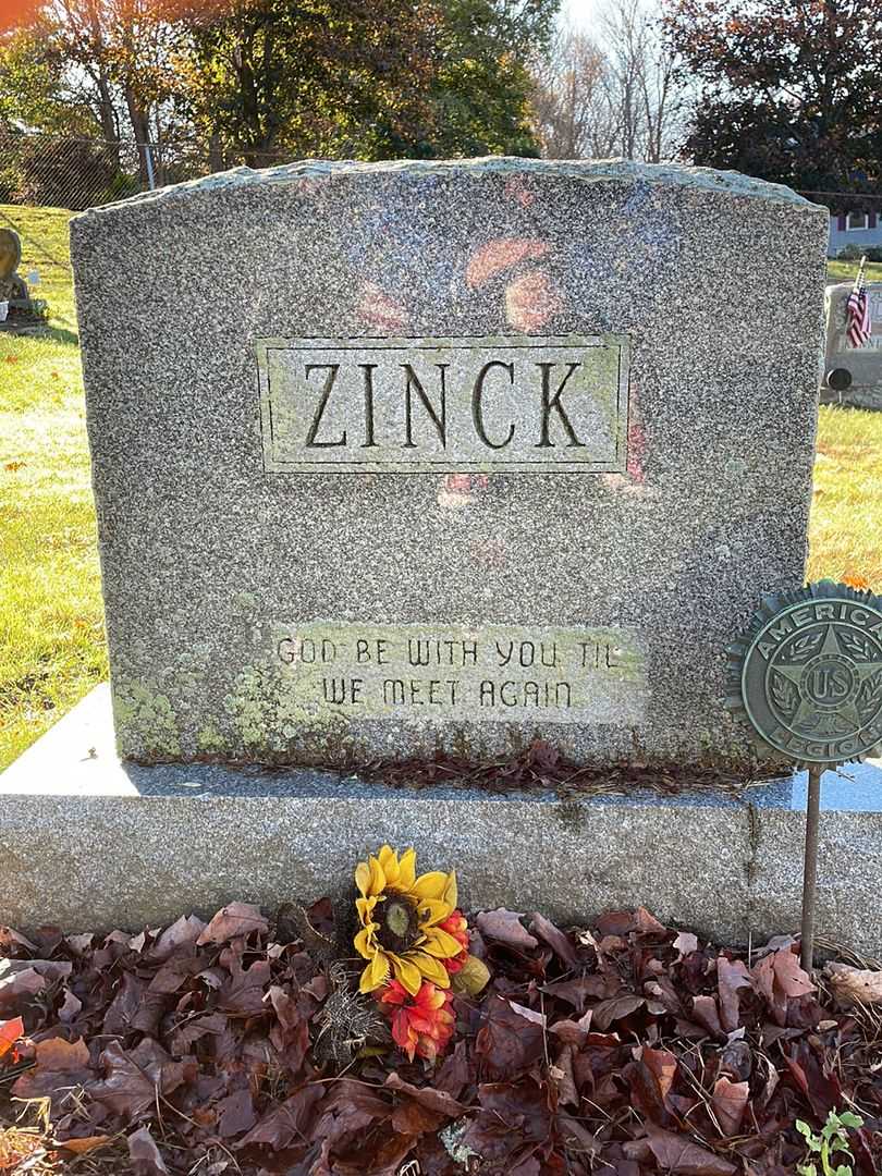 Charles R. Zinck's grave. Photo 1