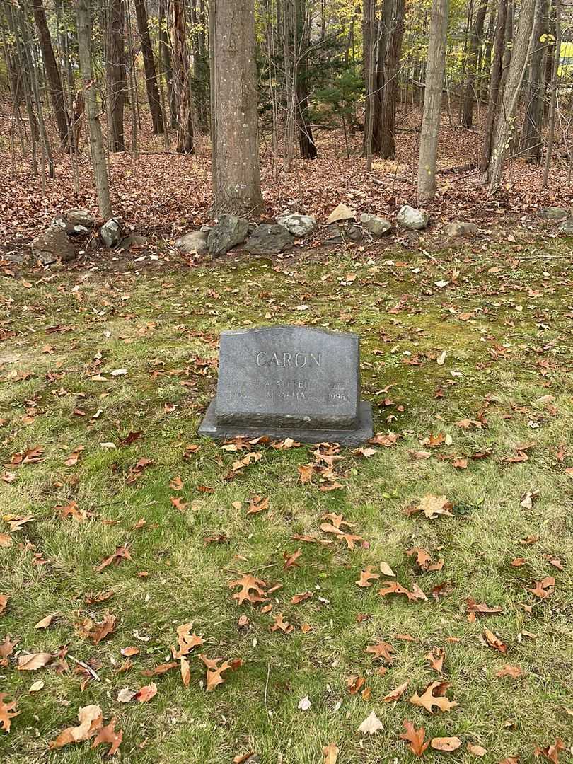 A. Alfred Caron's grave. Photo 2