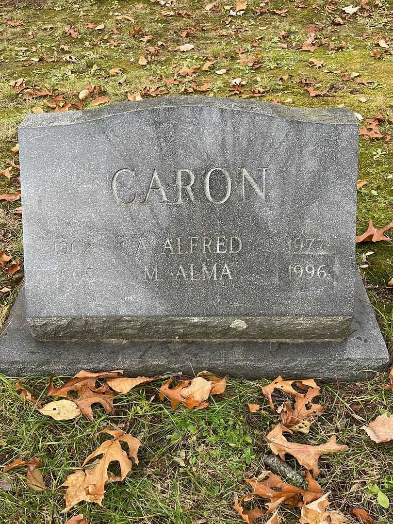 A. Alfred Caron's grave. Photo 1