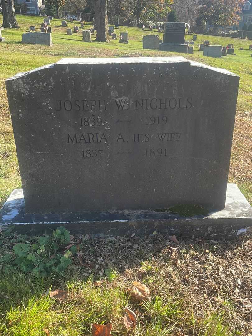 Maria A. Nichols's grave. Photo 3