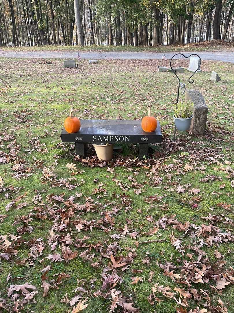 Alfred J. Sampson's grave. Photo 1