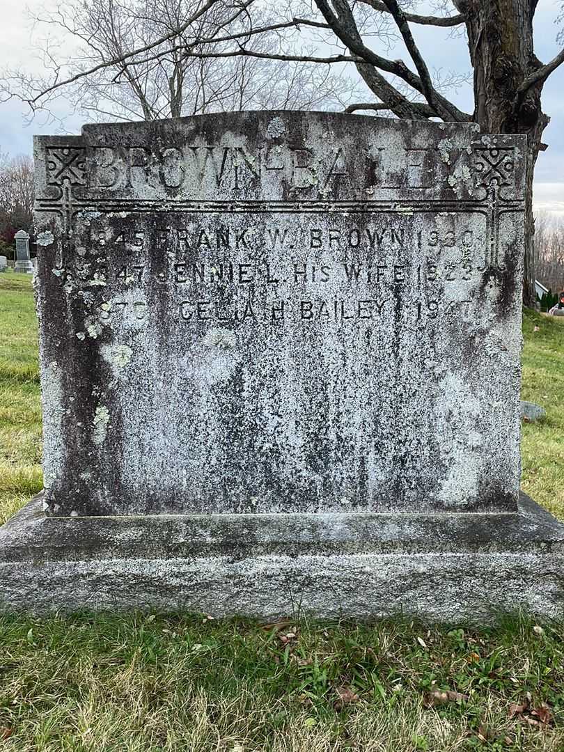 Celia H. Bailey's grave. Photo 3