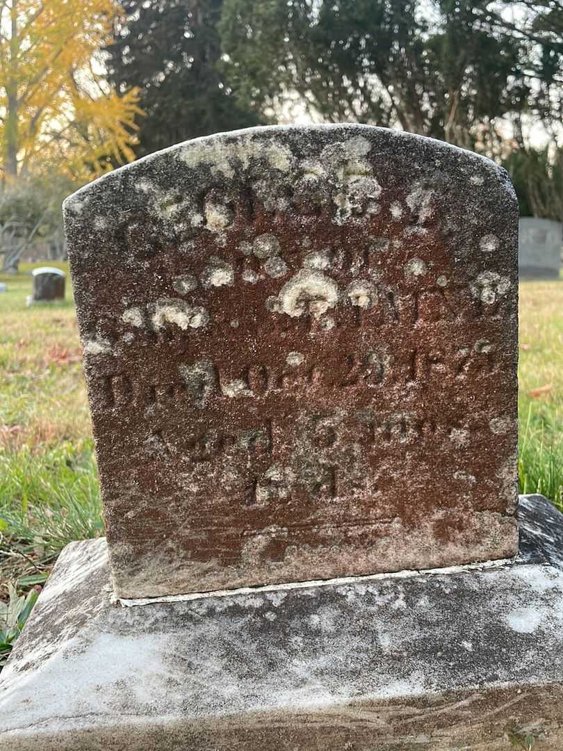 George W. Paine Junior's grave. Photo 3