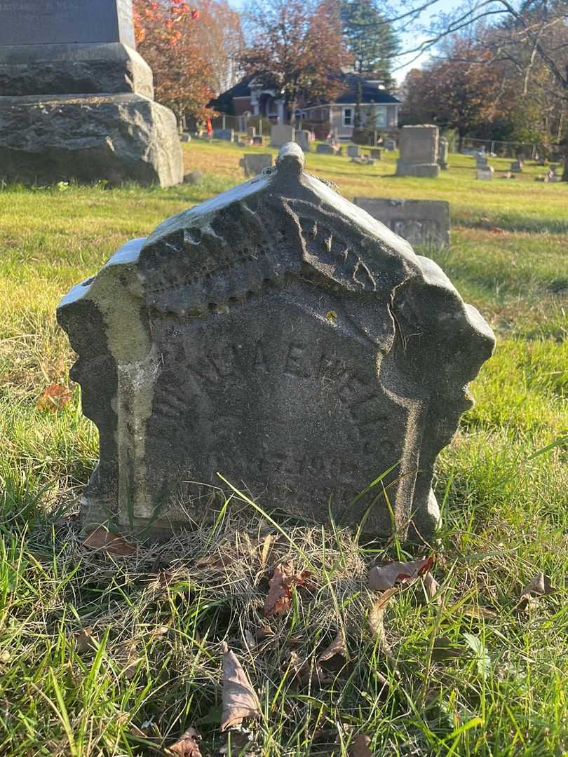 Eulalia E. Wells's grave. Photo 3