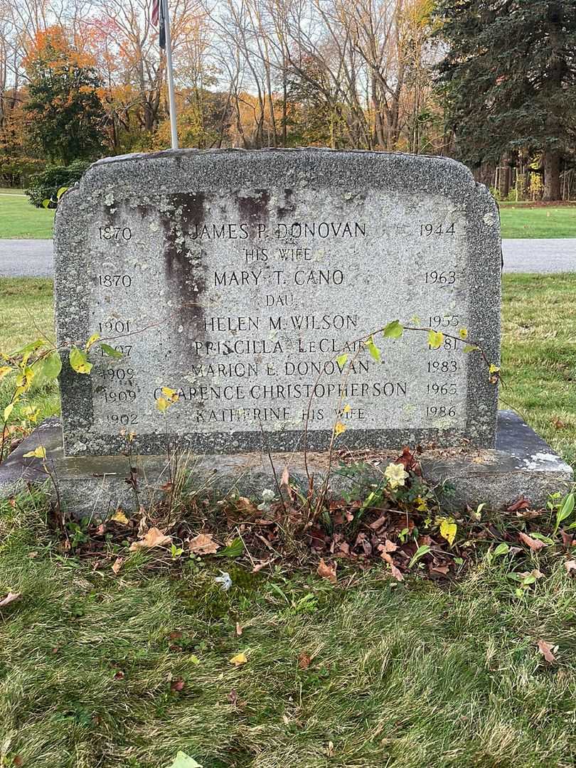 Mary T. Cano Donovan's grave. Photo 3