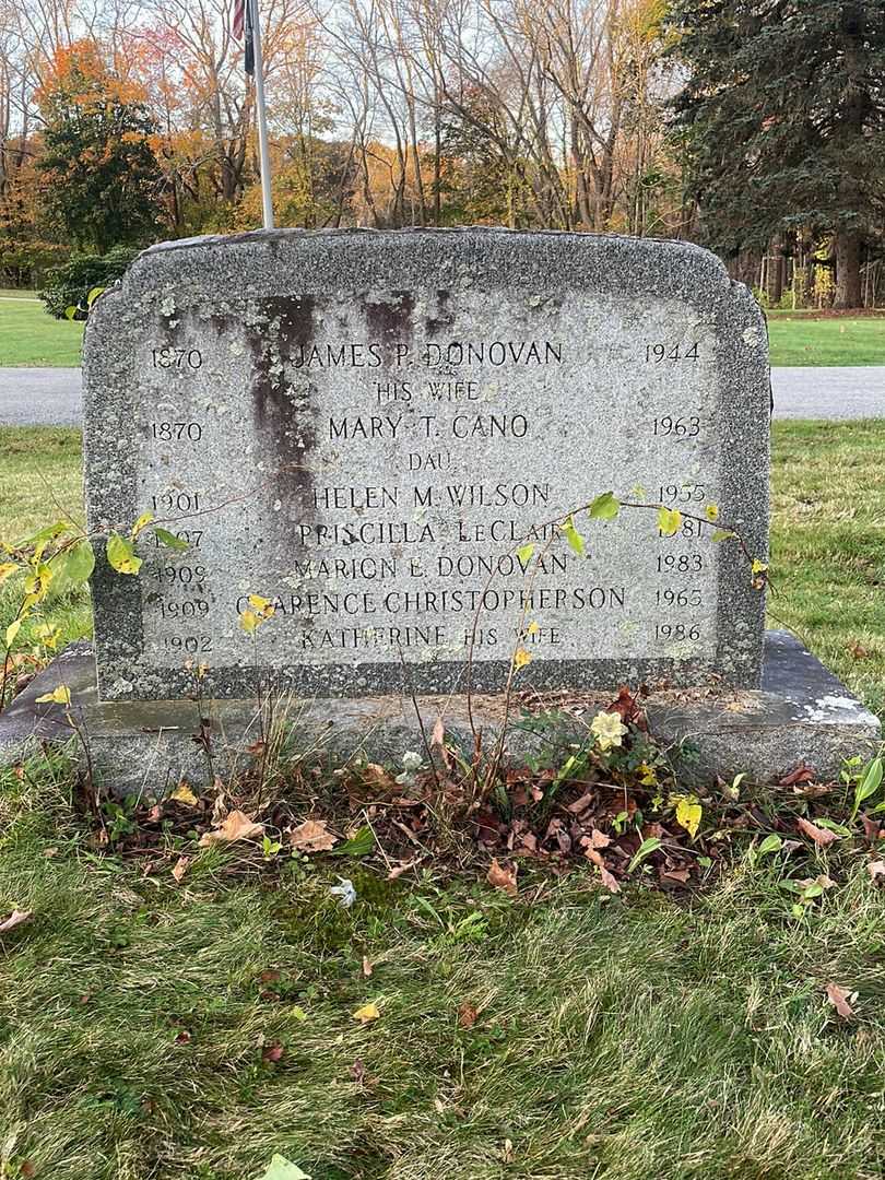 Mary T. Cano Donovan's grave. Photo 4