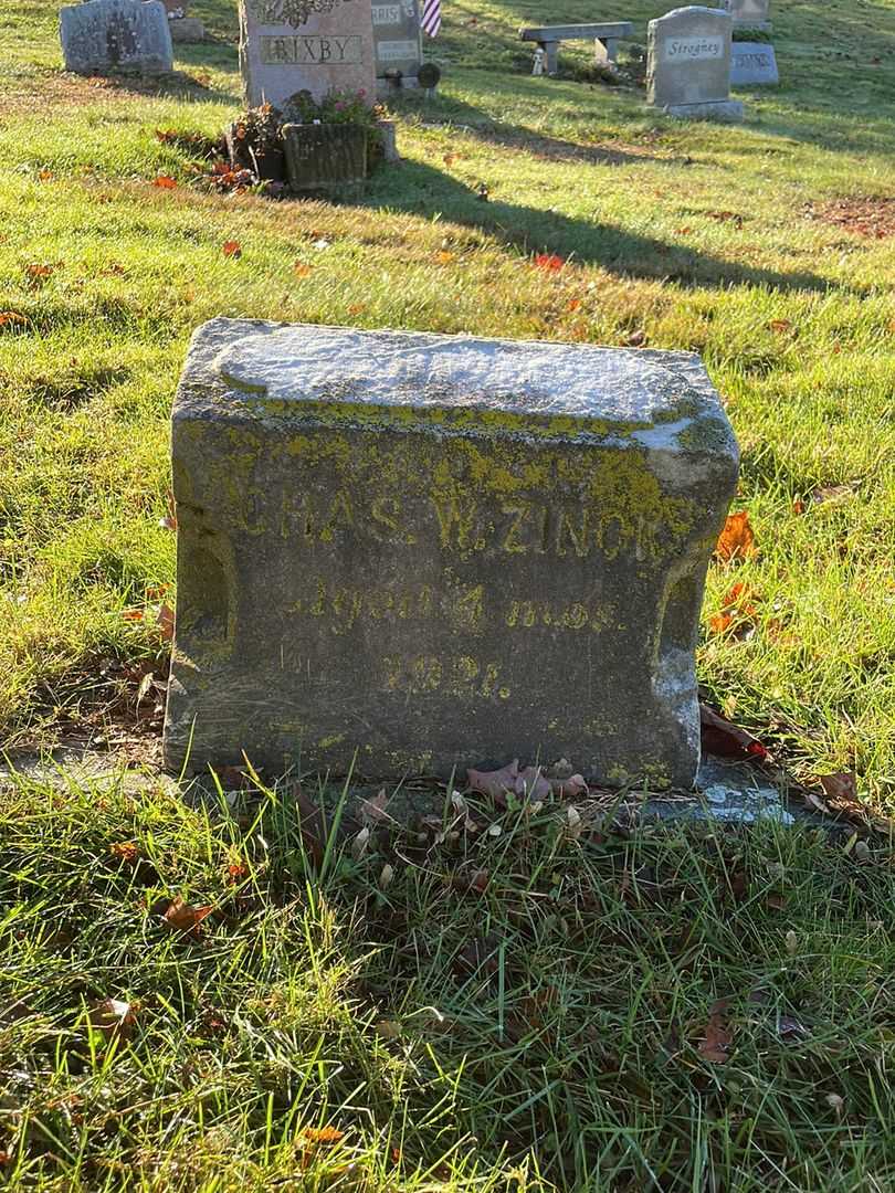 Chas. W. Zinck's grave. Photo 3