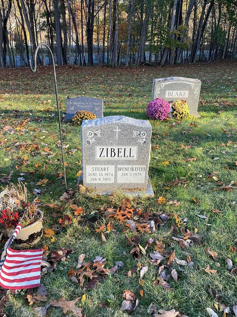 Stuart Zibell's grave. Photo 1