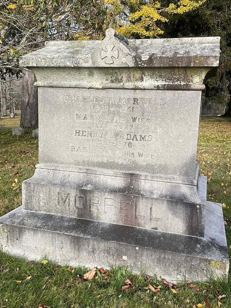 Henry L. Adams's grave. Photo 3