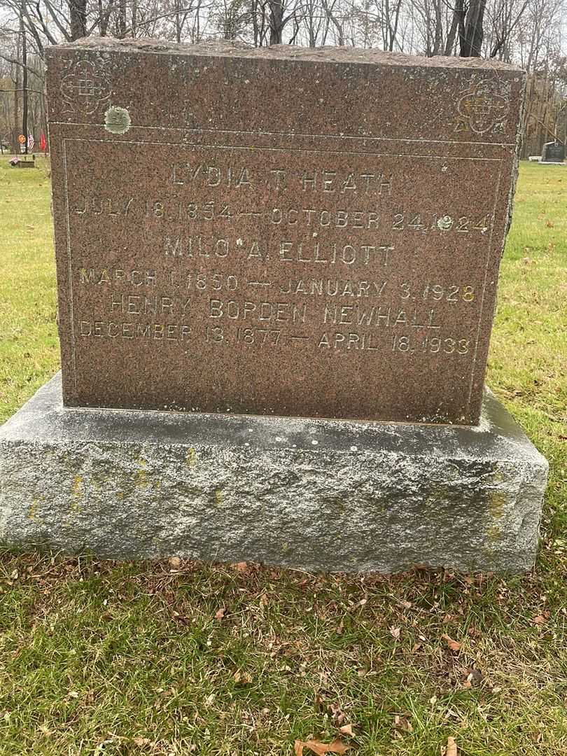 Henry Borden Newhall's grave. Photo 1